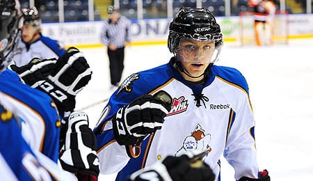 Sam Reinhart has outstanding offensive skills for the Kootenay Ice.
