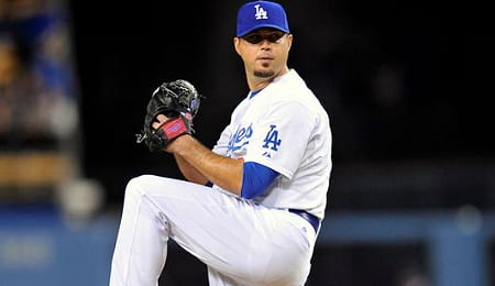 Josh Beckett has been lights out for the Los Angeles Dodgers.