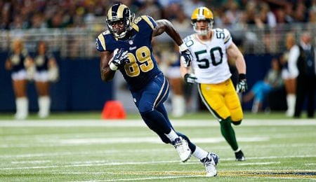 Jared Cook makes a nice streaming option for the St. Louis Rams.