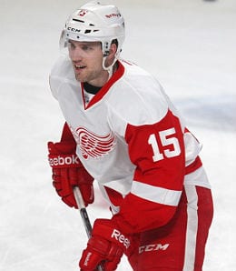 Riley Sheahan is making a difference for the Detroit Red Wings.