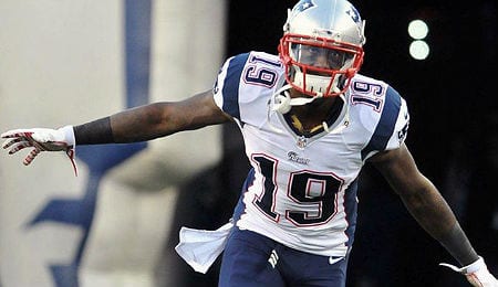 Brandon LaFell had two TDs for the New England Patriots on Sunday.