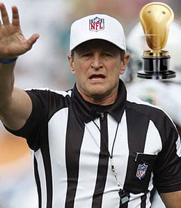 Ed Hochuli got confused about where the Raiders hail from.