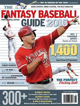 2015 Fantasy Baseball Guide Professional Edition