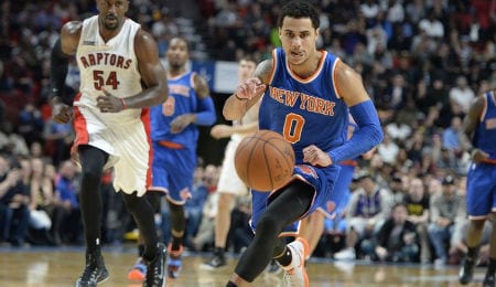 Shane Larkin has been chipping in for the New York Knicks.
