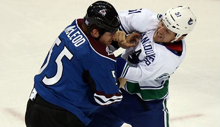Derek Dorsett has brought physical play to the Vancouver Canucks.