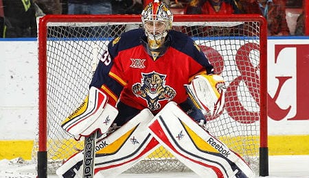Dan Ellis recorded his first shutout of the season for the Florida Panthers.