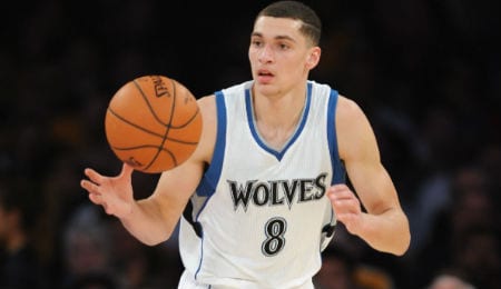 Zach LaVine is flashing some creative moves for the Minnesota Timberwolves.