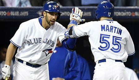 Chris Colabello is racking up the hits for the Toronto Blue Jays.