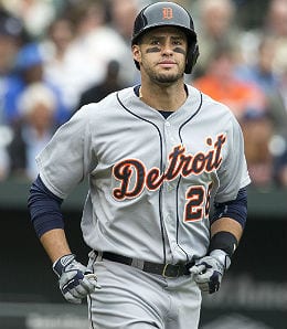 J.D. Martinez is mashing for the Detroit Tigers.