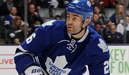 Daniel Winnik adds depth to the Toronto Maple Leafs.