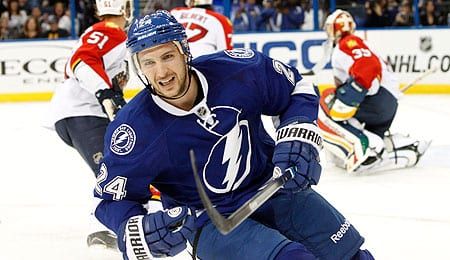 Ryan Callahan is logging points for the Tampa Bay Lightning.