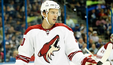 Antoine Vermette is on fire for the Arizona Coyotes.