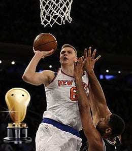 Kristaps Porzingis had a remarkable rookie season for the New York Knicks.