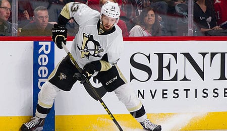 Nick Bonino is thriving on the second line for the Pittsburgh Penguins.