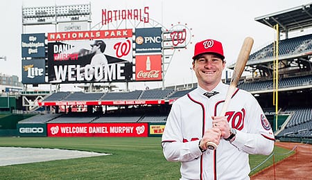Daniel Murphy has become the top hitter on the Washington Nationals.