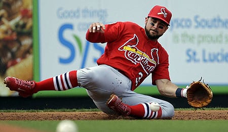 Greg Garcia is doing it all for the St. Louis Cardinals.