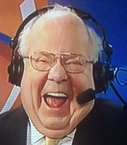Verne Lundquist will soon be inducted into the Sports Broadcasting Hall of Fame.