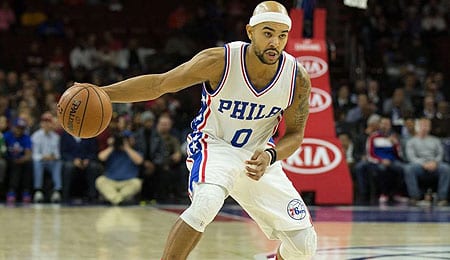 Jerryd Bayless is now starting for the Philadelphia 76ers.
