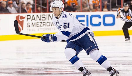 Valtteri Filppula is putting up points for the Tampa Bay Lightning.