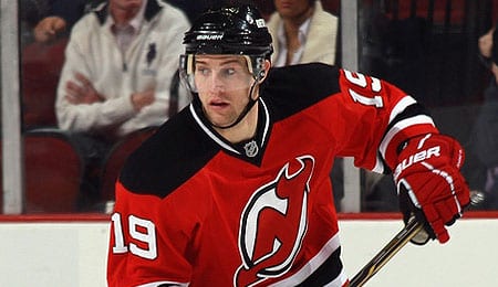 Travis Zajac is tearing it up for the New Jersey Devils right now.