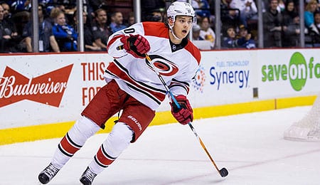 Sebastian Aho is really starting to develop for the Carolina Hurricanes.