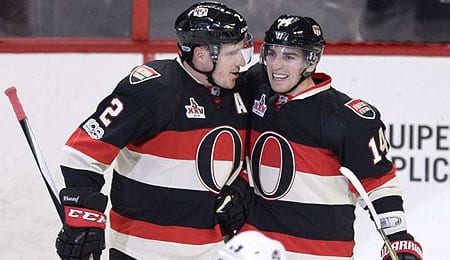 Alex Burrows adds depth to the Ottawa Senators.