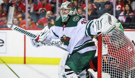 Alex Stalock is now manning the net for the Minnesota Wild.