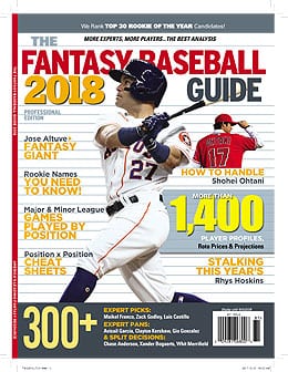 2018 Fantasy Baseball Guide