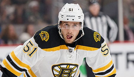 Ryan Spooner is finally rolling for the Boston Bruins.