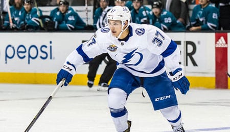 Yanni Gourde gave the Lightning yet another dangerous forward.