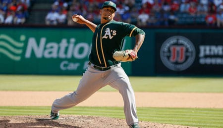 Frankie Montas is looking sharp in the minors for the Oakland Athletics.