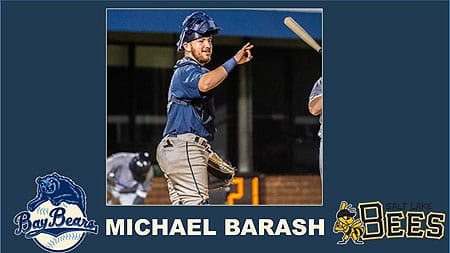 Michael Barash is having an All-Star season in the minors for the Los Angeles Angels.