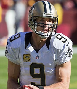 Drew Brees has been brilliant so far for the New Orleans Saints.