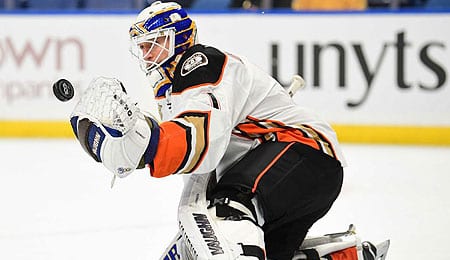 Chad Johnson will get more action for the Anaheim Ducks.