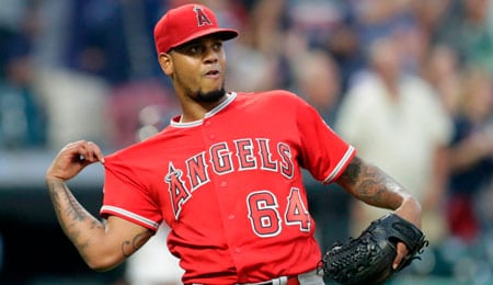 Felix Pena has looked much sharper lately for the Los Angeles Angels.