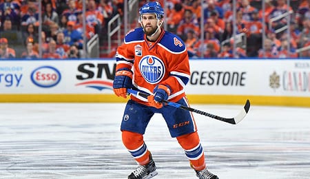 Kris Russell is a shot-blocking demon for the Edmonton Oilers.