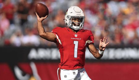 Kyler Murray is an athletic QB for the Arizona Cardinals.