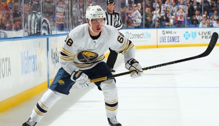 Victor Olofsson had a tremendous rookie season for the Buffalo Sabres.