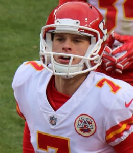 Harrison Butker was actually drafted before winding up with the Kansas City Chiefs.
