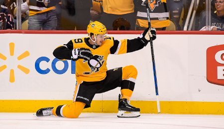 Jared McCann is stepping up for the Pittsburgh Penguins.