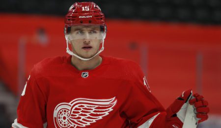 Jakub Vrana paid immediate dividends for the Detroit Red Wings.