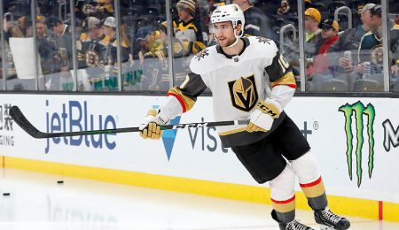 Nicolas Roy has been given more ice time for the Vegas Golden Knights.