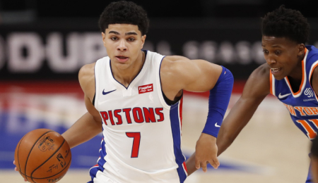 Killian Hayes is playing well off the bench for the Detroit Pistons.