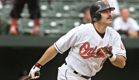 Rafael Palmeiro of the Baltimore Orioles was booed out of the game.