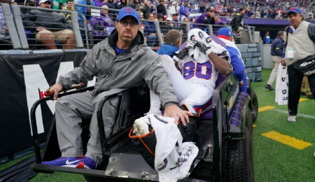 Jamison Crowder is injured again for the Buffalo Bills.