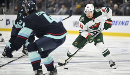 Frederick Gaudreau is heating up for the Minnesota Wild.
