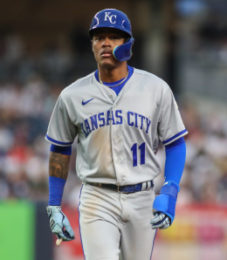 Maikel Garcia is racking up steals for the Kansas City Royals.