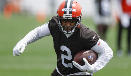 Amari Cooper remains the top receiving threat for the Cleveland Browns.