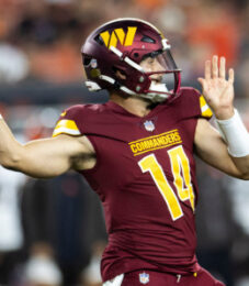 Sam Howell is now the starting quarterback for the Washington Commanders.