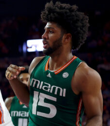 Norchad Omier has been lighting it up for the Miami Hurricanes.